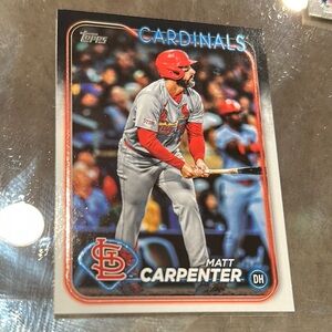 Topps Cardinals Matt Carpenter Baseball Card - Red and Gray